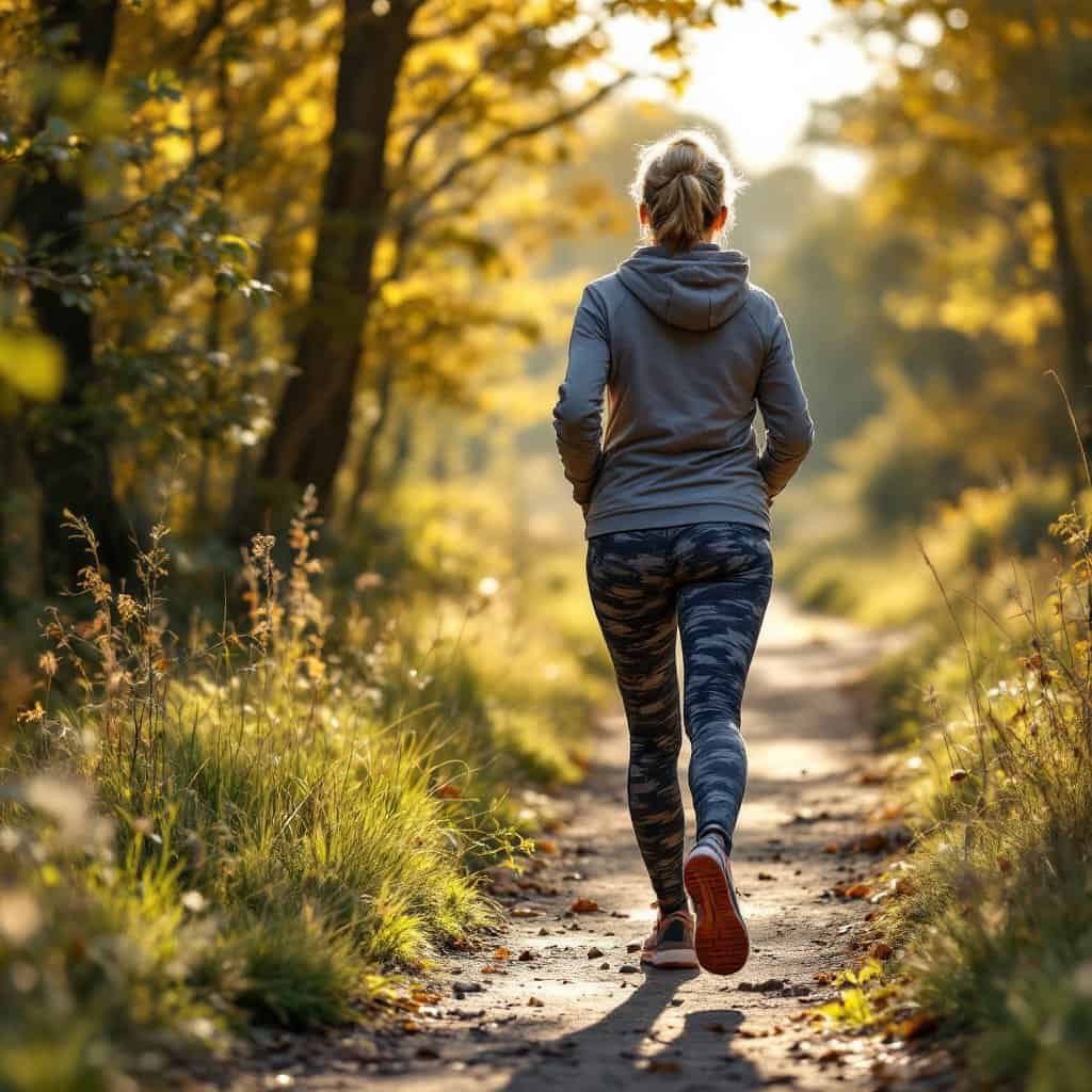 walking in nature for exercise